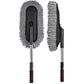 AutoGlow Premium Microfiber Car Duster & Telescoping Cleaning Mop