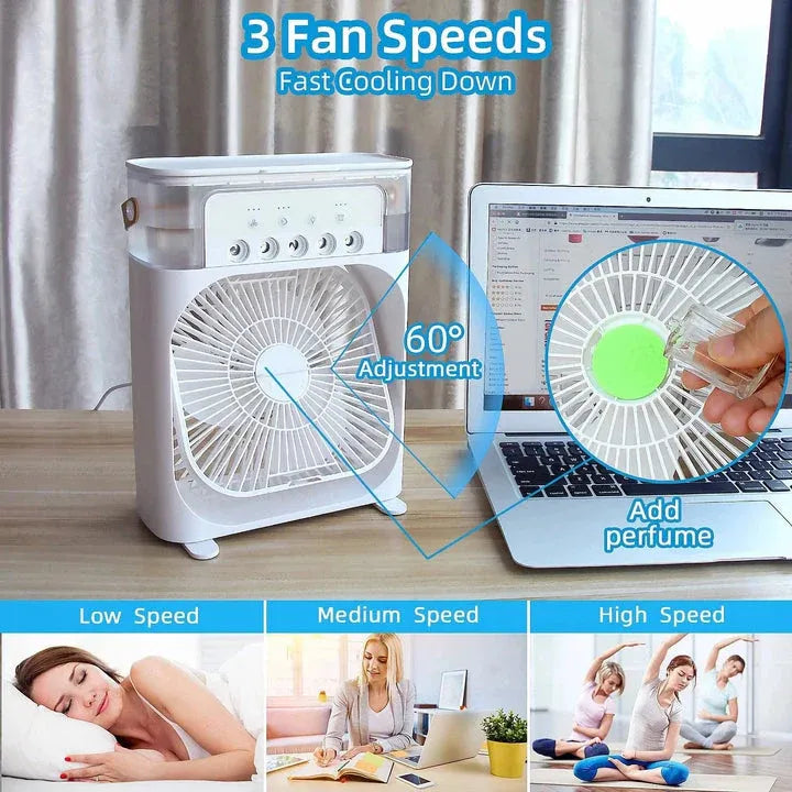 Next Nova 3-in-1 Mini AC & Portable Desktop Air Cooler Fan 🧊